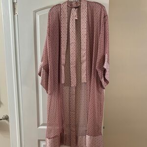 NWT Victoria’s Secret sheer and silk robe